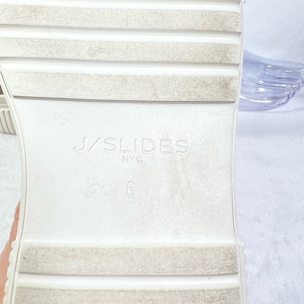 J/SLIDES Gray with Gold Metallic Finish Lace Up Shoes Leather Upper Size 6 - Picture 13 of 14